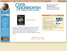 Tablet Screenshot of gutenachrichten.org